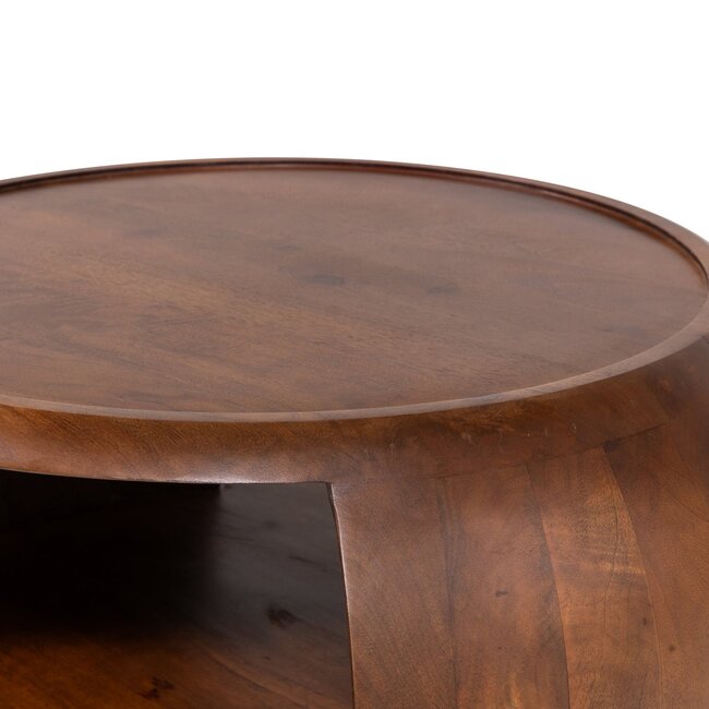 Woood Cole Salontafel Mango Hout Bruin