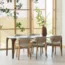 Woood Fiore Eettafel Mango Hout Donkerbruin 230x95 Cm