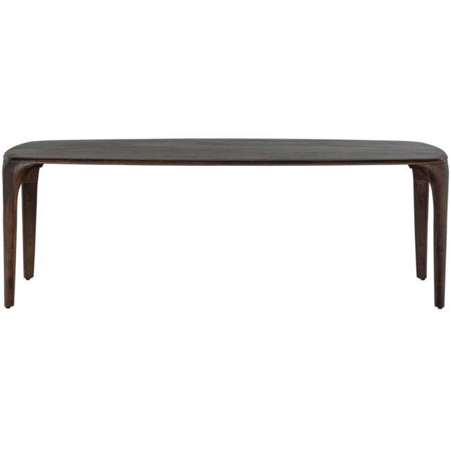 Woood Fiore Eettafel Mango Hout Donkerbruin 230x95 Cm