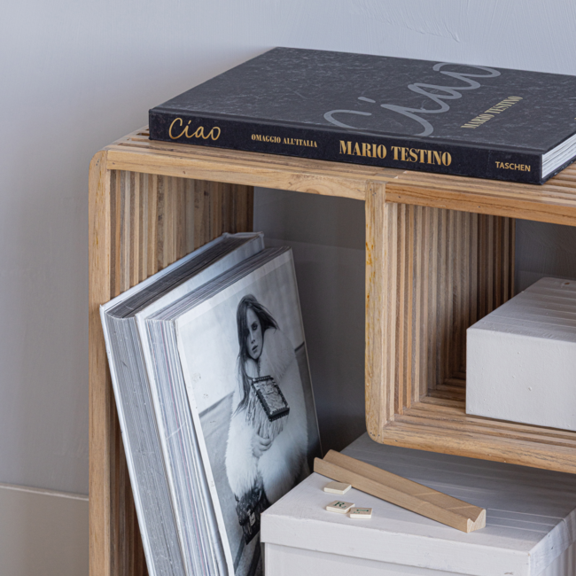 Woood Jasmijn Sidetable Recycled Teak Naturel