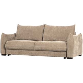 Woood Jonne 3-Zits Slaapbank Chenille Naturel