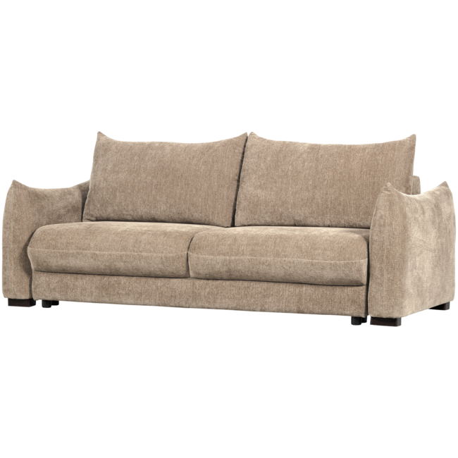 Woood Jonne 3-Zits Slaapbank Chenille Naturel