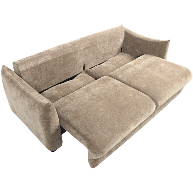 Woood Jonne 3-Zits Slaapbank Chenille Naturel
