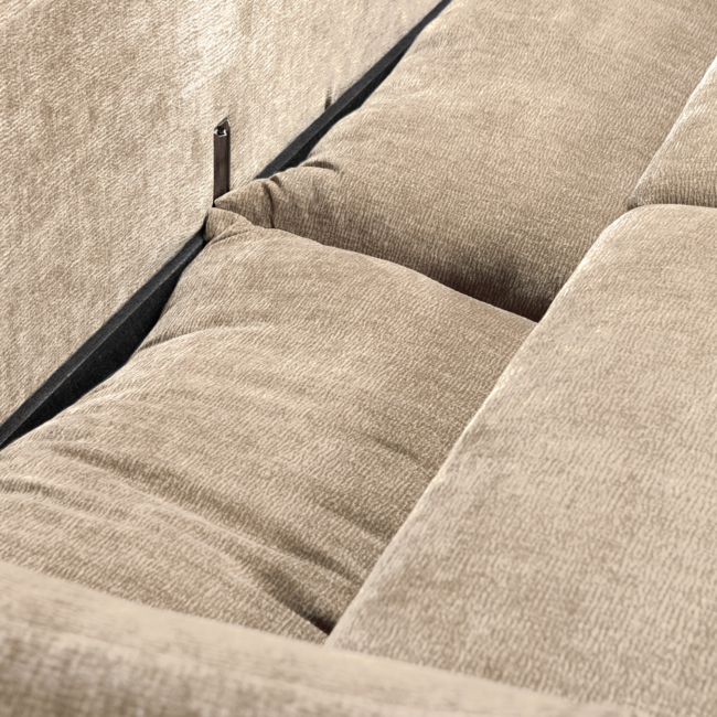 Woood Jonne 3-Zits Slaapbank Chenille Naturel