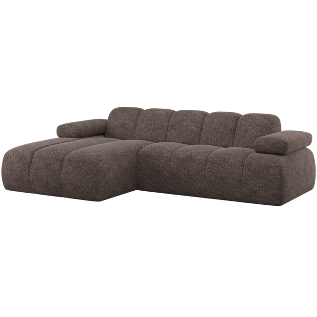 Woood Mojo Chaise Longue Bank Links Wollig Bruin