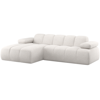 Woood Mojo Chaise Longue Bank Links Wollig Ecru