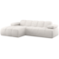 Woood Mojo Chaise Longue Bank Links Wollig Ecru