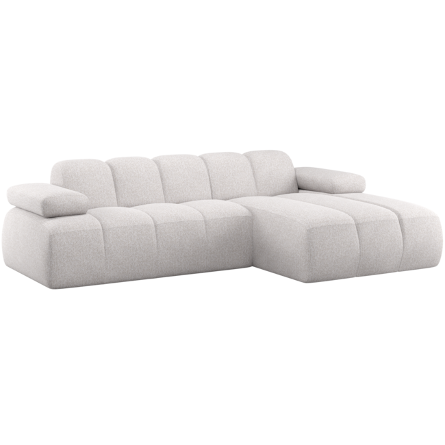 Woood Mojo Chaise Longue Bank Rechts Boucle Ecru Melange