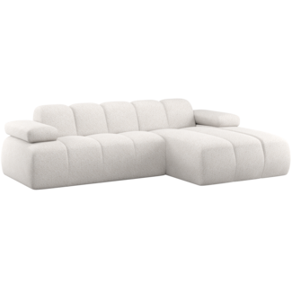 Woood Mojo Chaise Longue Bank Rechts Wollig Ecru