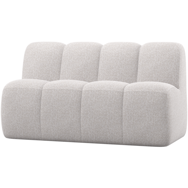 Woood Mojo Eetbankje 164 Cm Met Rugleuning Boucle Ecru Melange