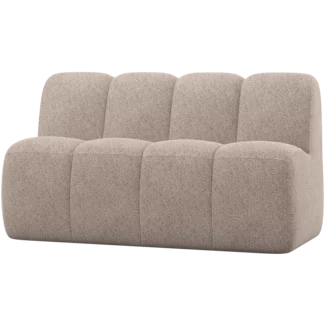 Woood Mojo Eetbankje 164 Cm Met Rugleuning Wollig Donkerzand