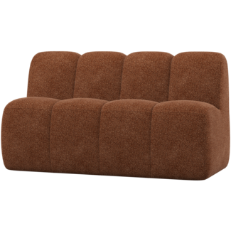 Woood Mojo Eetbankje 164 Cm Met Rugleuning Wollig Roestbruin