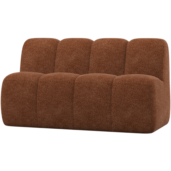 Woood Mojo Eetbankje 164 Cm Met Rugleuning Wollig Roestbruin
