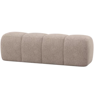 Woood Mojo Eetbankje 164 Cm Wollig Donkerzand