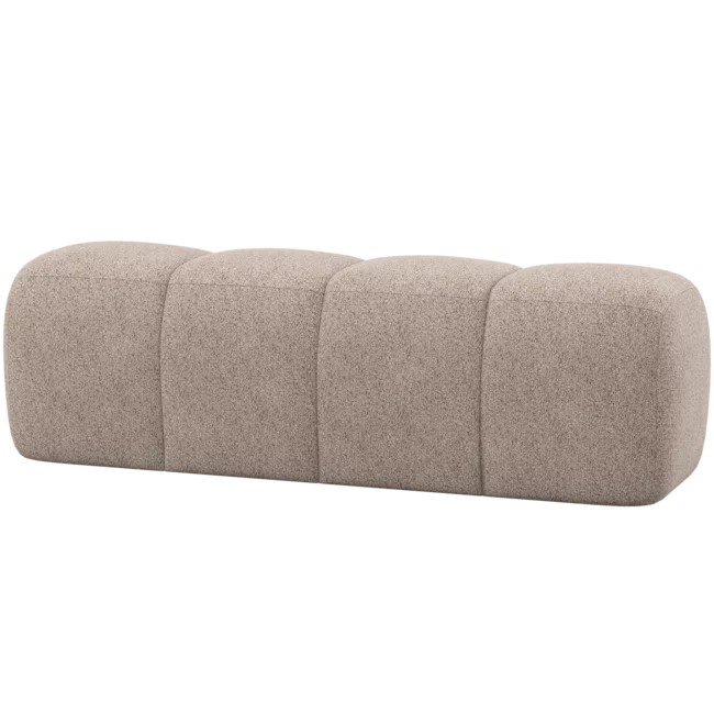 Woood Mojo Eetbankje 164 Cm Wollig Donkerzand
