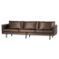 Woood Rodeo 3-Zits Bank Metallic Koper Bruin