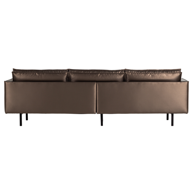 Woood Rodeo 3-Zits Bank Metallic Koper Bruin