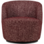 Woood Serra Draaifauteuil Bordeauxrood Melange