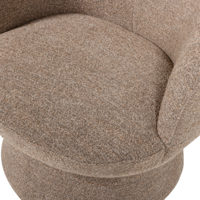 Woood Shuffle Draaifauteuil Bruin Melange