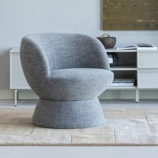 Woood Shuffle Draaifauteuil Grijs Melange