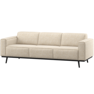 Woood Statement 3-Zits Bank 230 Cm Beige Melange