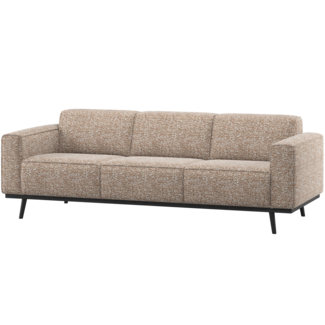 Woood Statement 3-Zits Bank 230 Cm Lichtbruin Melange