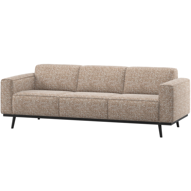 Woood Statement 3-Zits Bank 230 Cm Lichtbruin Melange