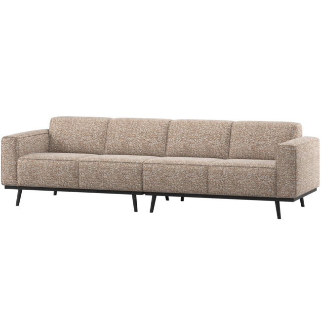 Woood Statement 4-Zits Bank 280 Cm Lichtbruin Melange