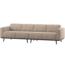 Woood Statement 4-Zits Bank 280 Cm Lichtbruin Melange