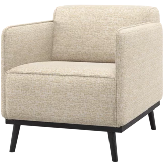 Woood Statement Fauteuil Met Arm Beige Melange