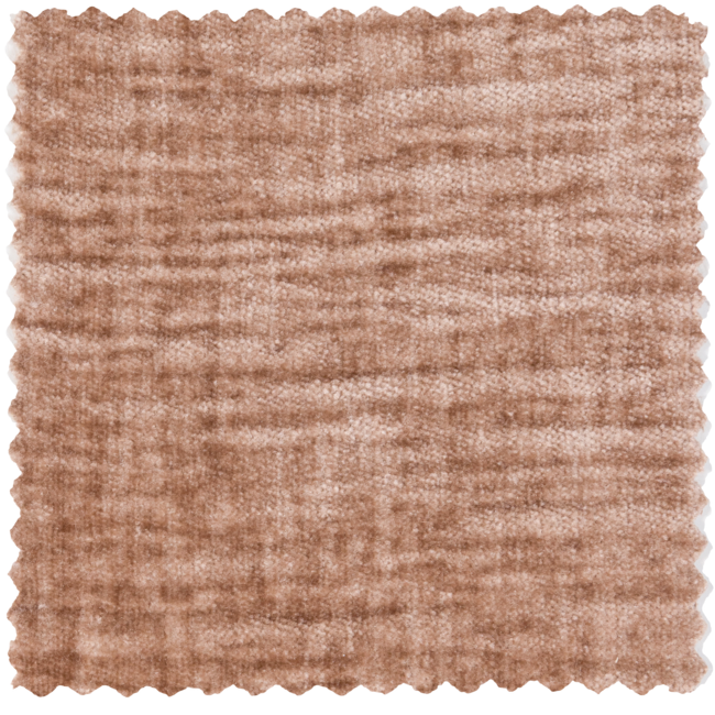 Woood Statement Fauteuil Met Arm Chenille Velvet Perzikroze