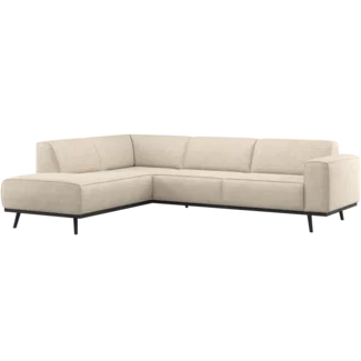 Woood Statement Hoekbank Links Beige Melange