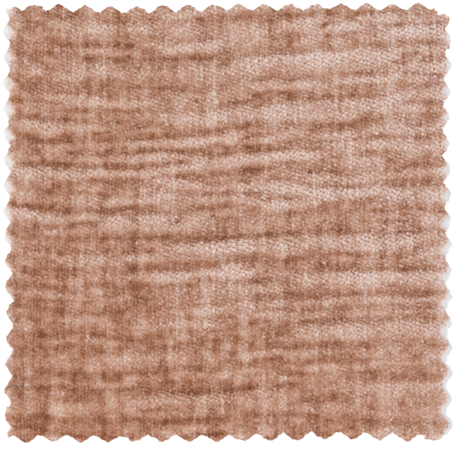 Woood Statement Hoekbank Rechts Chenille Velvet Perzikroze