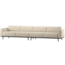 Woood Statement Xl 4-Zits Bank 372 Cm Beige Melange