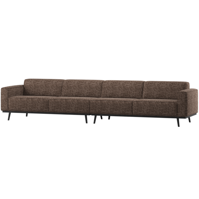 Woood Statement Xl 4-Zits Bank 372 Cm Bruin Melange