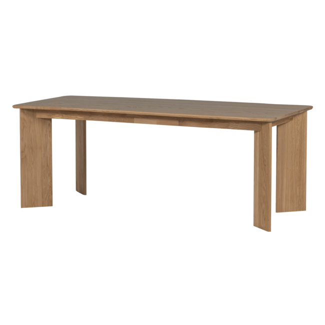 Woood Tablo Eettafel Afgerond Dl 180x100 Cm Transparant [fsc]