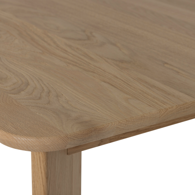 Woood Tablo Eettafel Afgerond Dl 180x100 Cm Transparant [fsc]