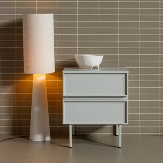 Woood Tours Ladekast/Nachtkastje 2 Lades Melamine/Mdf Zand