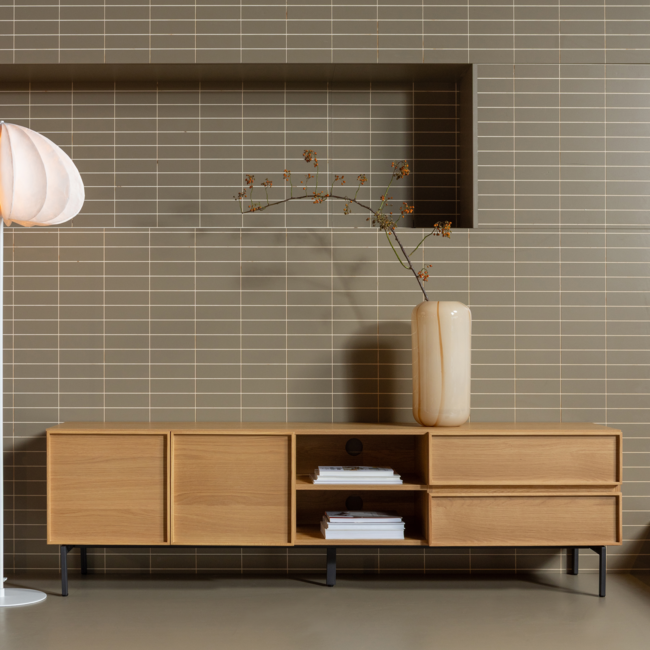 Woood Tours Tv Meubel 180 Cm Melamine/Mdf Naturel