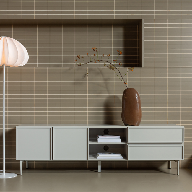 Woood Tours Tv Meubel 180 Cm Melamine/Mdf Zand