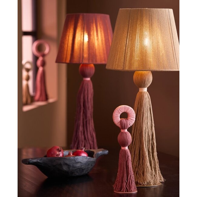 Light en Living Tafellamp Ø31x70 cm ESPINO  crème+naturel