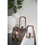 Light en Living Windlicht Ø21,5x35 cm ANOSY glas  helder+hout naturel