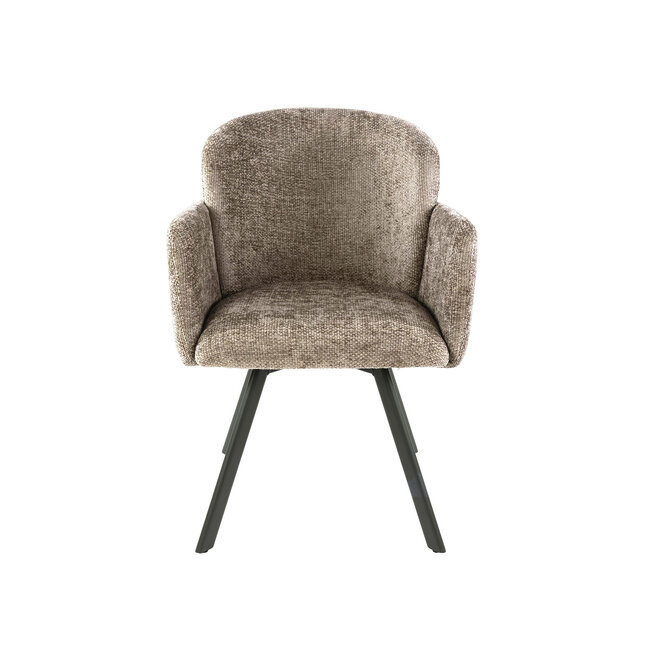 WoonStijl Armstoel Embrace draaibaar - Hoven champagne