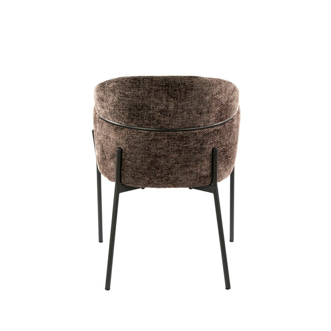 WoonStijl Eetkamerstoel ronde rug Curva Hoven Taupe