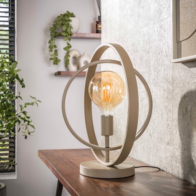 WoonStijl Tafellamp Turn Around Beige