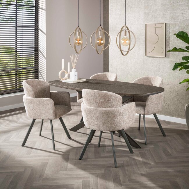 WoonStijl Hanglamp Turn Around Beige