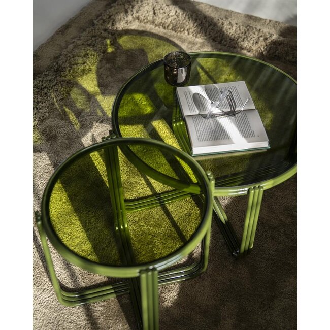 By Boo Bijzettafel Groovy - groen