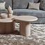 Tower Living Melzo Bijzettafel rond beige 60 cm