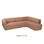 WoonMax Bank Edinburgh - 2 zits met arm links - chaise longue breed