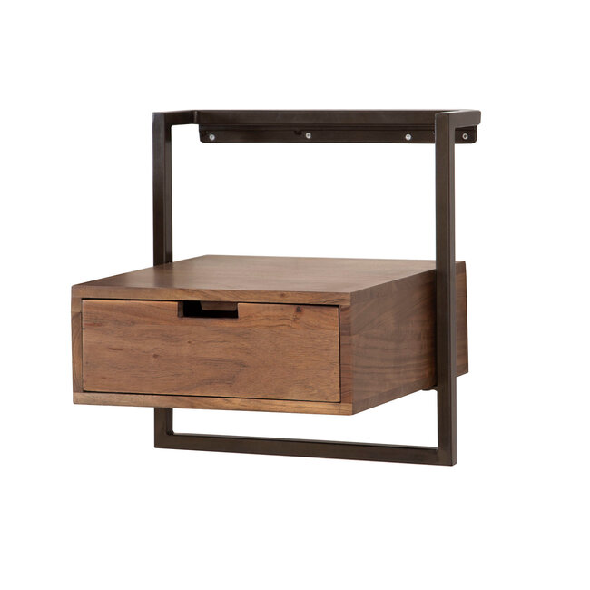 WoonStijl Nachtkastje air solid acacia bruin